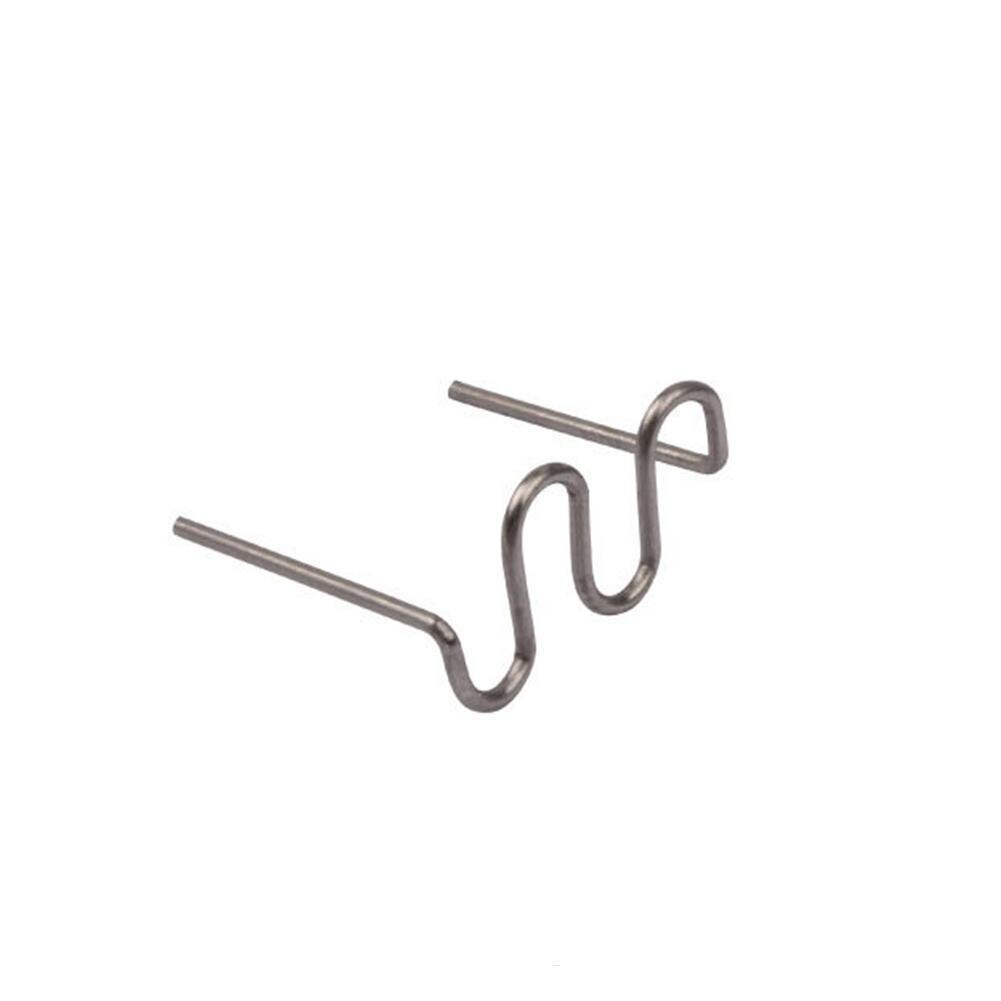 Agrafes ondulées prédécoupées Standard pour réparation plastique de voiture, réparations de pare-chocs, soudage à la Machine, agrafeuse à , accessoires de soudage, 100 pièces