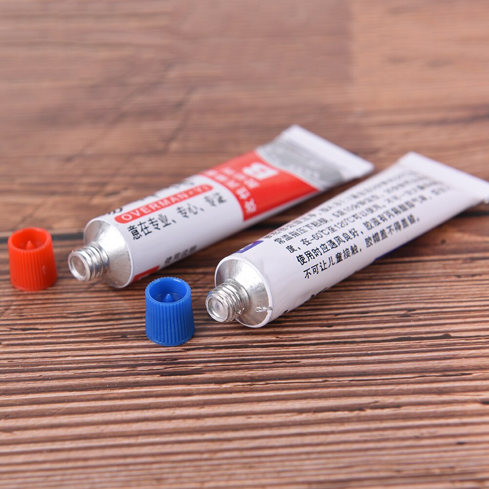 2PC AB Glue Strong Cyanoacrylate Liquid Epoxy Resin Leather Rubber Epoxy Adhesive Metal Glass Wood Stationery Store Kit UV