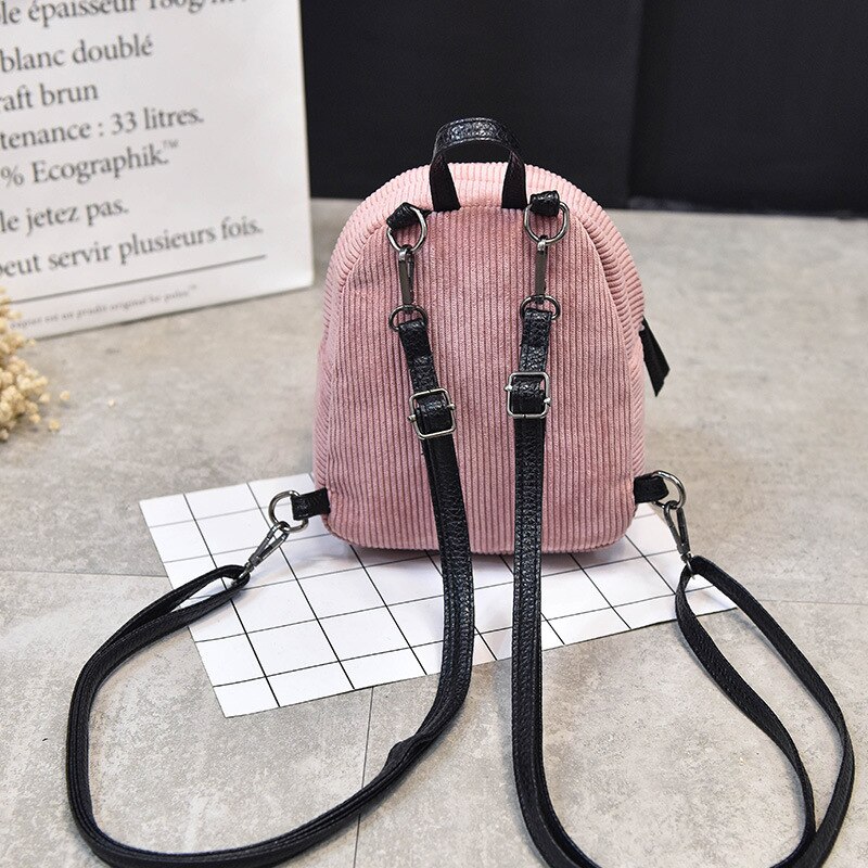 Small Women's Backpack Shoulder Bag Hairball Casual Backpacks Girls Ladies School Bag Mochilas Student Shoulder Bags