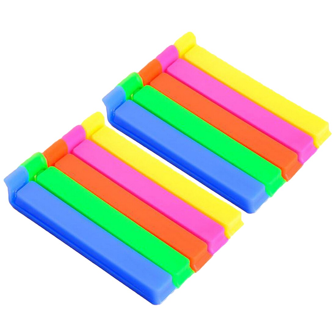 5 Pcs/10 Pcs Househould Voedsel Snack Opslag Sealing Zak Clips Sealer Klem Voedsel Zak Clips Keuken Tool voedsel Close Clip Seal: 10pcs