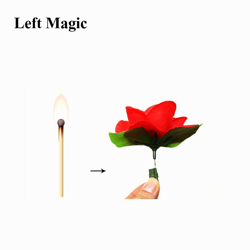 Wedstrijd Rose Bloem Goocheltrucs Goochelaar Prop Satge Close Up Magic Accessoires Magia Illusion Kinderen Speelgoed E3062