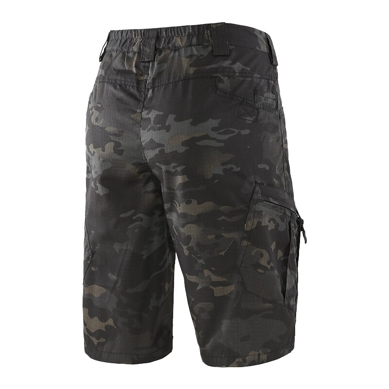 Topoutdoor camouflage mænds sommer vandreshorts multi-lomme sports cykel trænings værktøj shorts