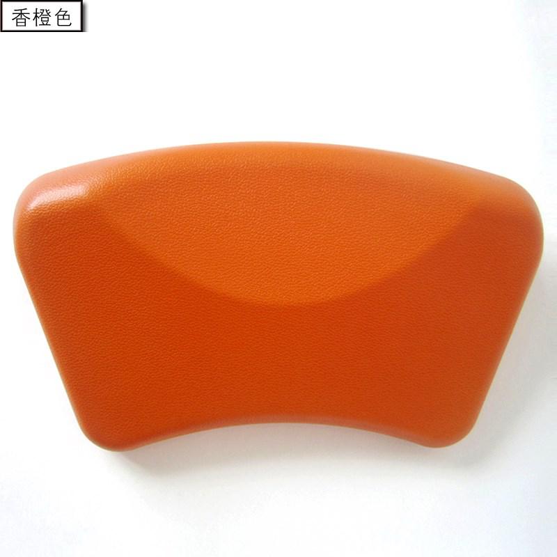 Badkuipkussen, badkuipkussen, universeel, milieuvriendelijk, nekkussen, waterdicht, kleurrijk kussen: Oranje