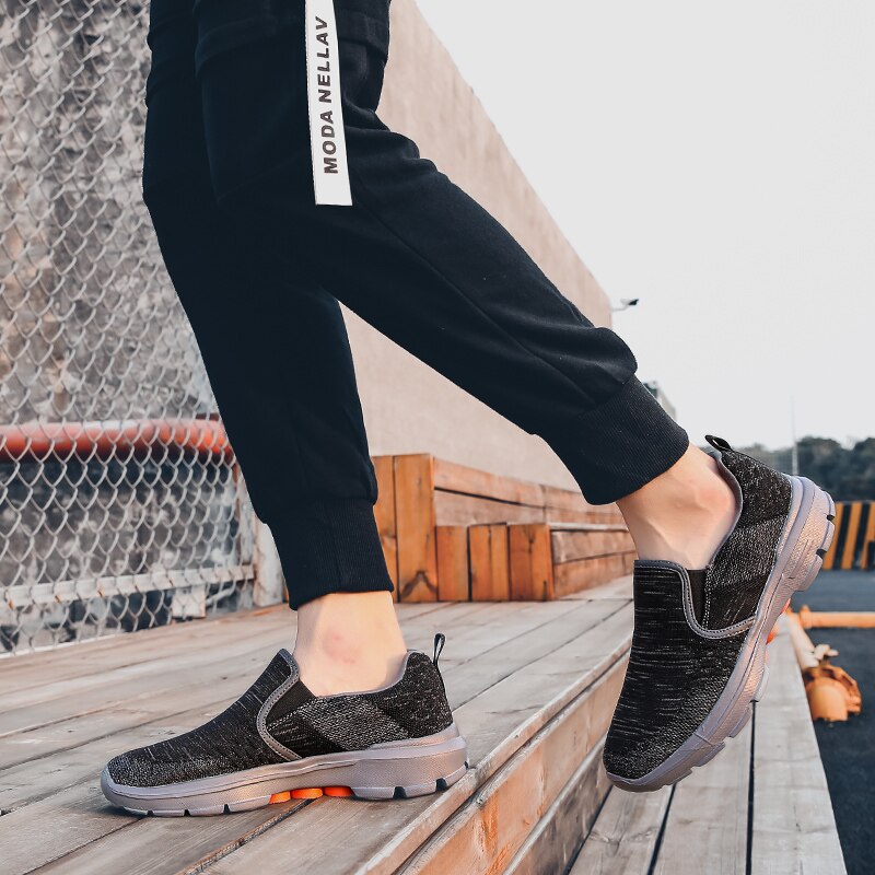 Mocassins de Golf pour hommes, chaussures d'été respirantes à clous, de Sport, de marche, d'entraînement pour l'été, sans lacet
