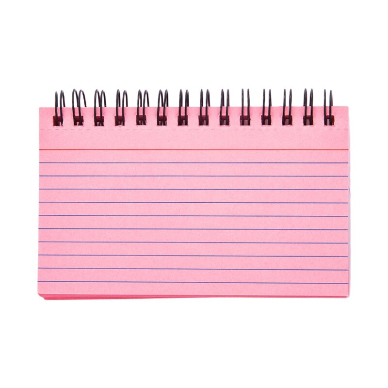 Mini To-do-list Pocket Notepad Small Notebook Journal Spiral Planner Notepad 50 Sheets Tearable for Office Women Men Journaling: pink
