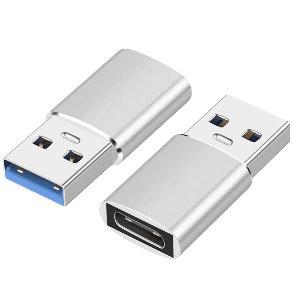 Konwerter USB 3.2 OTG 10 Gb/s typu C męski na USB A żeński Adapter do ładowania danych dla Macbook Air Pro Air Huawei Xiaomi Samsung: orange