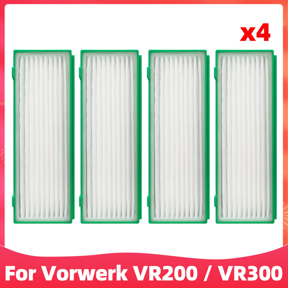 Passend für Höhle Vorwerk VR200 / VR300 Staubsauger: Ersatzteile für sterben Hauptgummiwalzenbürste, seitliche Drehbürsten, HEPA-Filter.: dunkel khaki