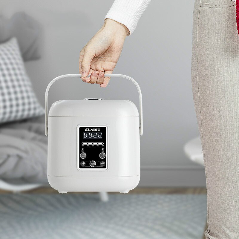 1.5L Mini Electric Rice Cooker Heating Food Multifunction Meal Cooking Pot 1-3 People Lunch Box EU US Plug