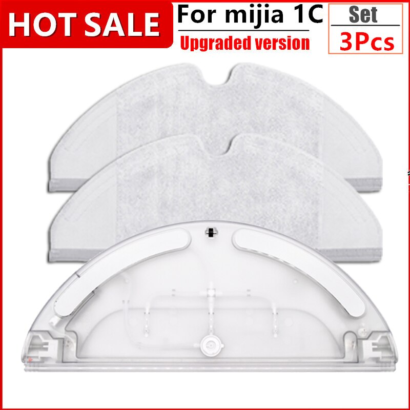 Hepa-Filter Hauptseitenbürste Mopptuch für Xiaomi Mijia 1C / STYTJ01ZHM T1 Roboter-Staubsauger-Zubehör: Marine Blau