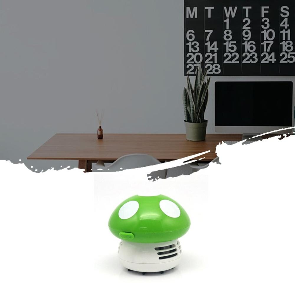 Miniodkurzacz 6 kolorów śliczne mini grzyb na narożnik biurka odkurzacz stołowy robić zamiatarki samochodowej