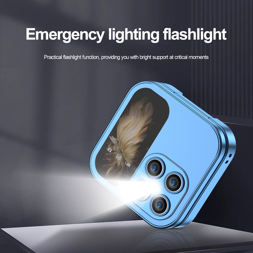 SERVO i17 Mini kippen praktisch 2G Netzwerk 1,77 Zoll Bildschirm Dual SIM Taschenlampe Geschwindigkeit wählen FM Radio Kleine faltbare Telefon