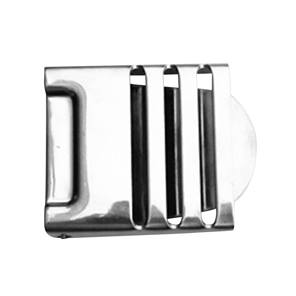 Scuba Diving Heavy Duty Stainless Steel 3 Slots Webbing Weight Belt Buckle