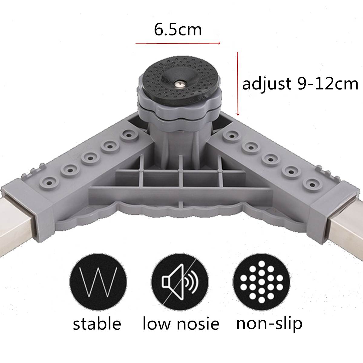 Adjustable Movable Refrigerator Floor Trolley Fridge Stand Washing Machine Base Holder Bracket Stand 4 Strong Feet Stand 400kg