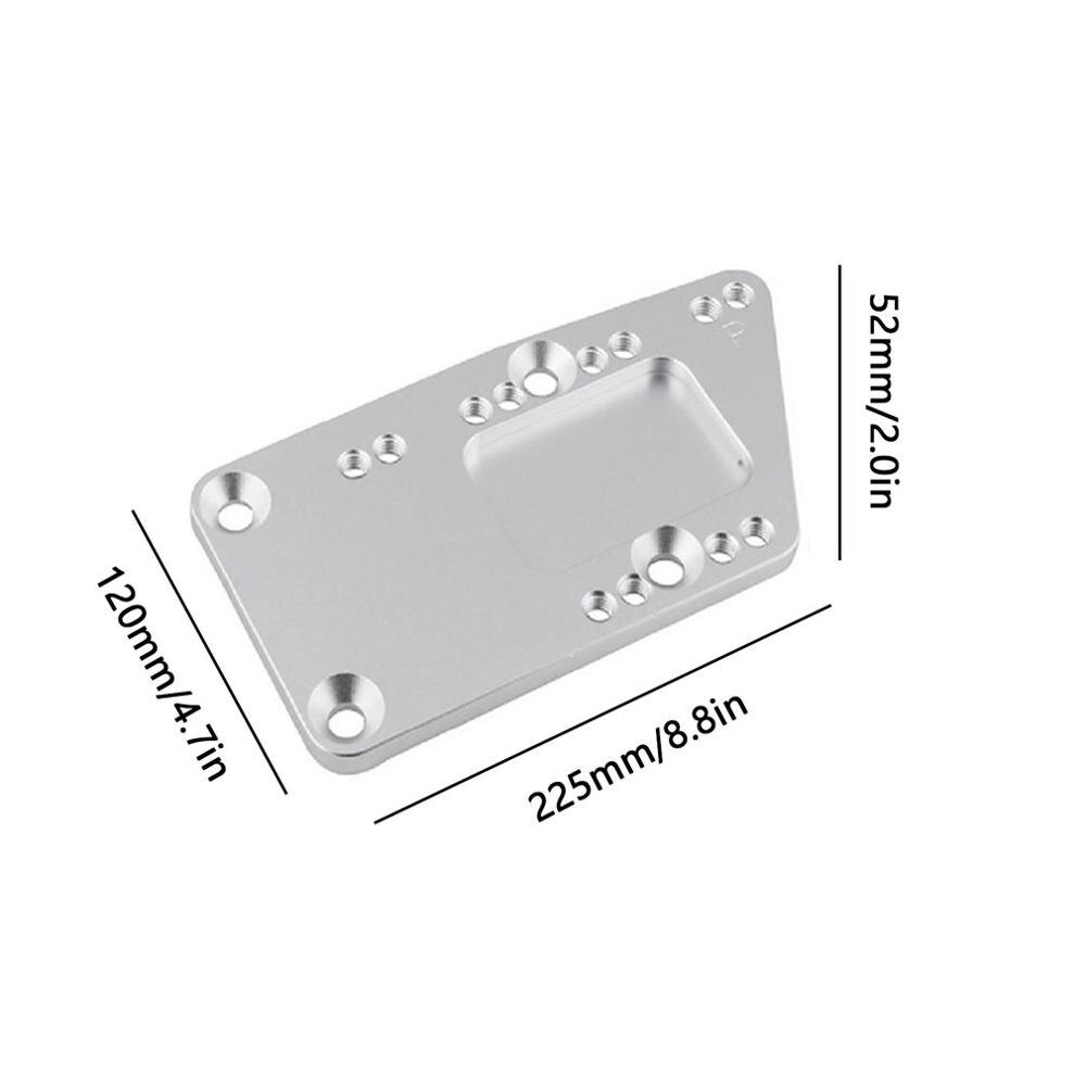 Universal Engine Swap Bracket SBC LS Conversion Motor Mount Adjustable Plate Aluminum Alloy Engine Swap Brackets Fit