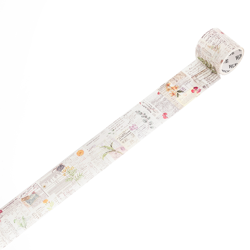 Cintas decorativas Washi con letras Vintage de 2m, 35cm de longitud de ciclo, decoración para álbum de recortes, etiqueta para diario basura, papelería, pegatinas artesanales: plum