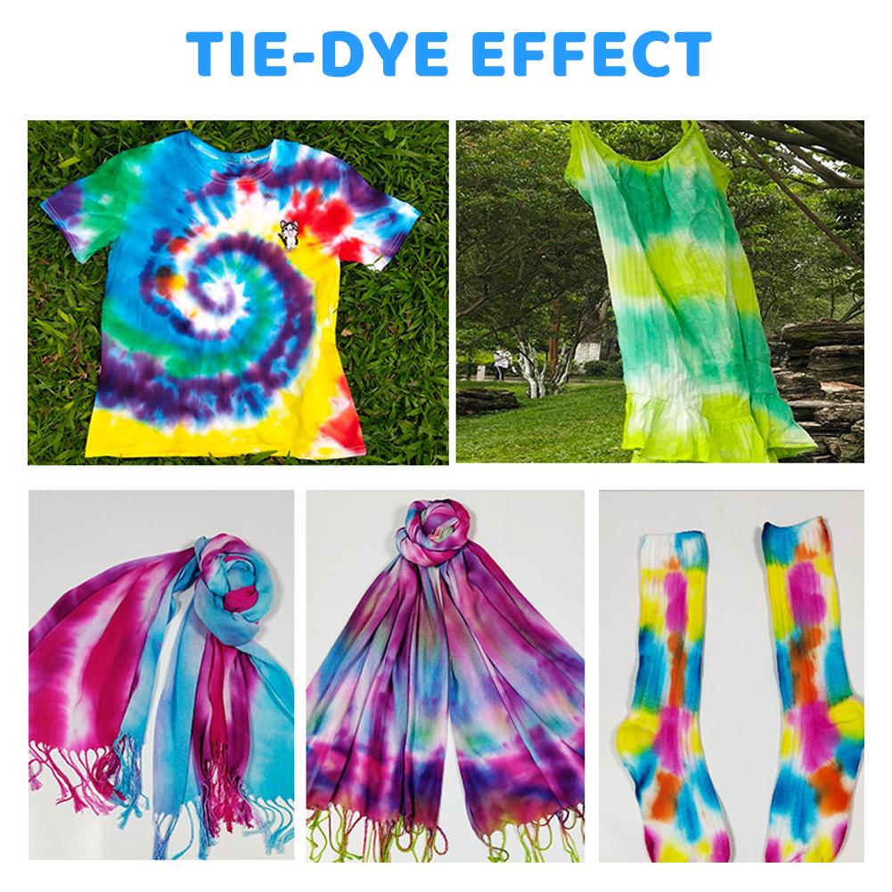 Tie-dye spuitkit 5 kleuren pigment kleurstof hars pigment doe-het-zelf handgemaakte knutselsets effen kleur ab hars verf kleurstof  #1