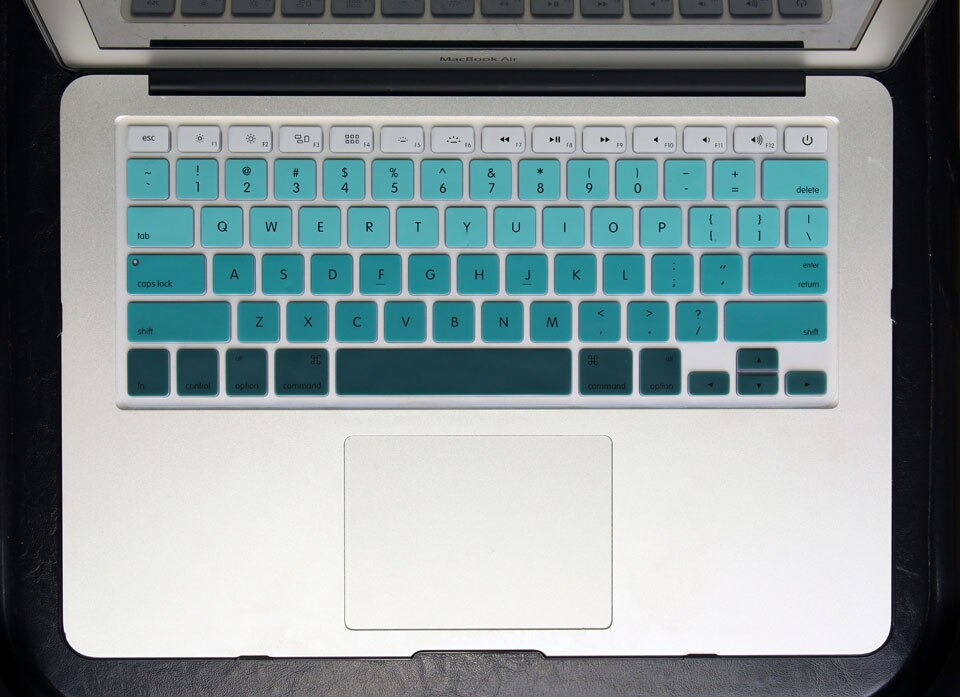 English US Enter keyboard Cover for Mid -Mid MacBook Pro 13 15 inch Retina/CD ROM A1502 A1425 A1278 A1398 A1286: Gradient Green