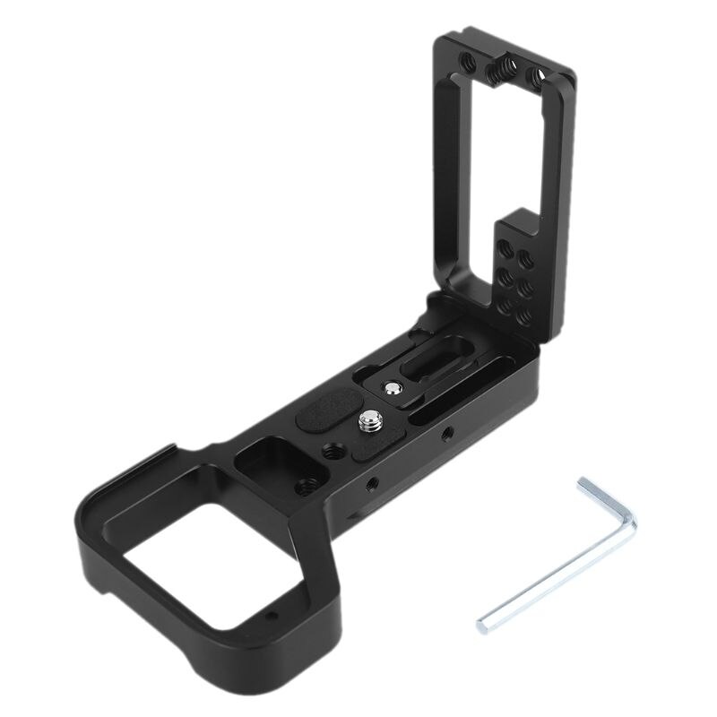 Base de Suporte de Metal de Alumínio Aperto Da Mão Quick Release L Bracket Placa para S ony UM lpha ILCE9M2 A7R4 A9II A7RIV câmera