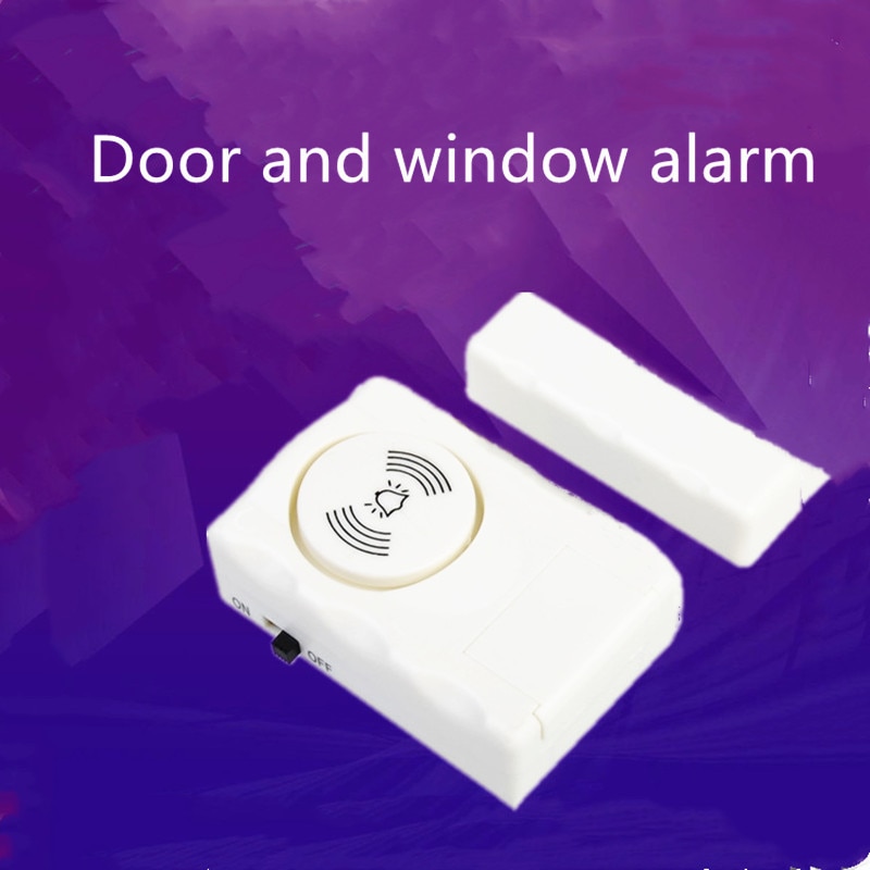 Thuis Deur Raam Sensor Entry Veiligheid Alarmsysteem Standalone Magnetische Sensoren Onafhankelijke Draadloze Inbreker Alarm Schakelaar