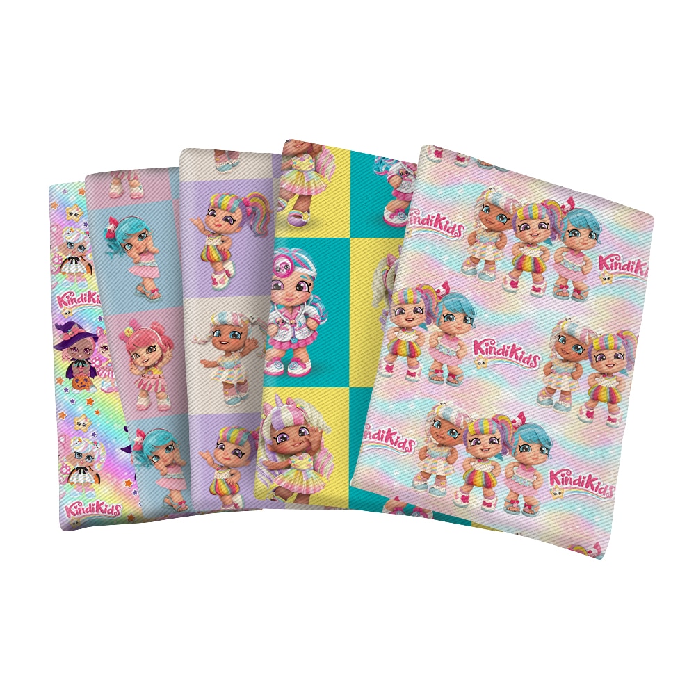 Polyester Katoen Kawaii Kids Pop Meisje Stof Voor Kinderen Kleding Hometextile Gordijn Kussenhoes Diy 50*145Cm