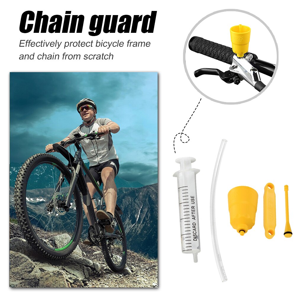Mountainbike hydraulisk broms avluftningssats tratt oljepropp för shimano cykel skivbromssystem mtb road bike broms reparationsverktyg