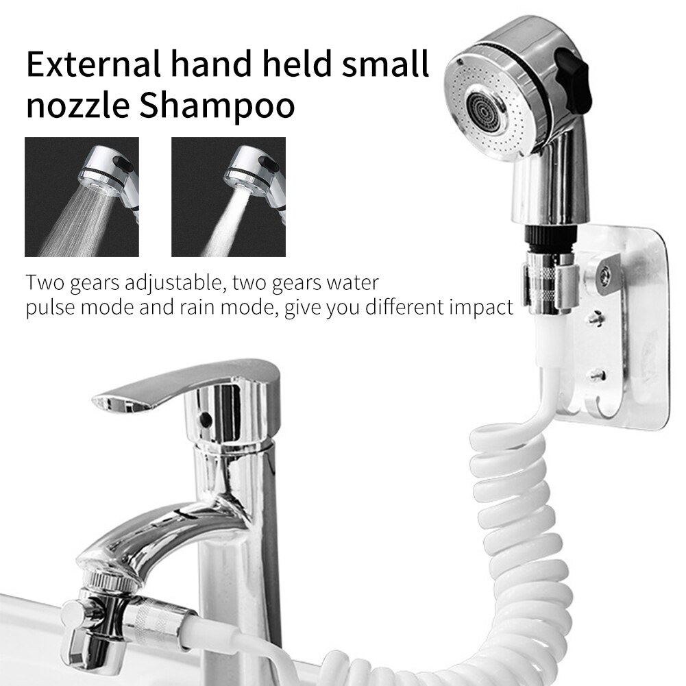 Hose Sprayer Quick Connect Extension Accessory Universal Diverter Bathroom Fixture Shower System Water Tap Faucet Splitter Sink