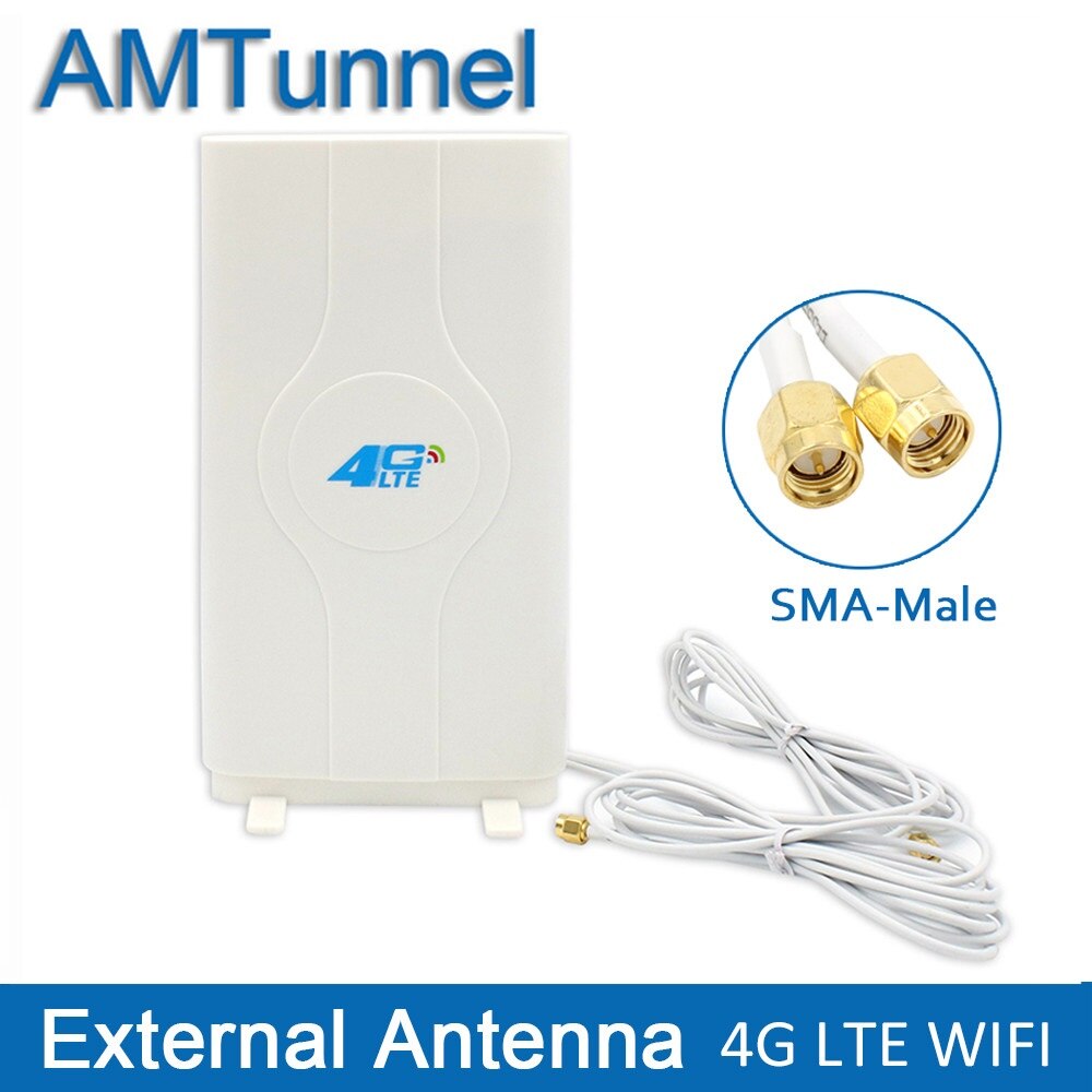 3G 4G LTE antenne LTE mimo Antenne 2 * SMA-männlich TS9 CRC9 Stecker mit 2M 700 ~ 2600Mhz 88dBi für Huawei B315 E3372 E8372 router