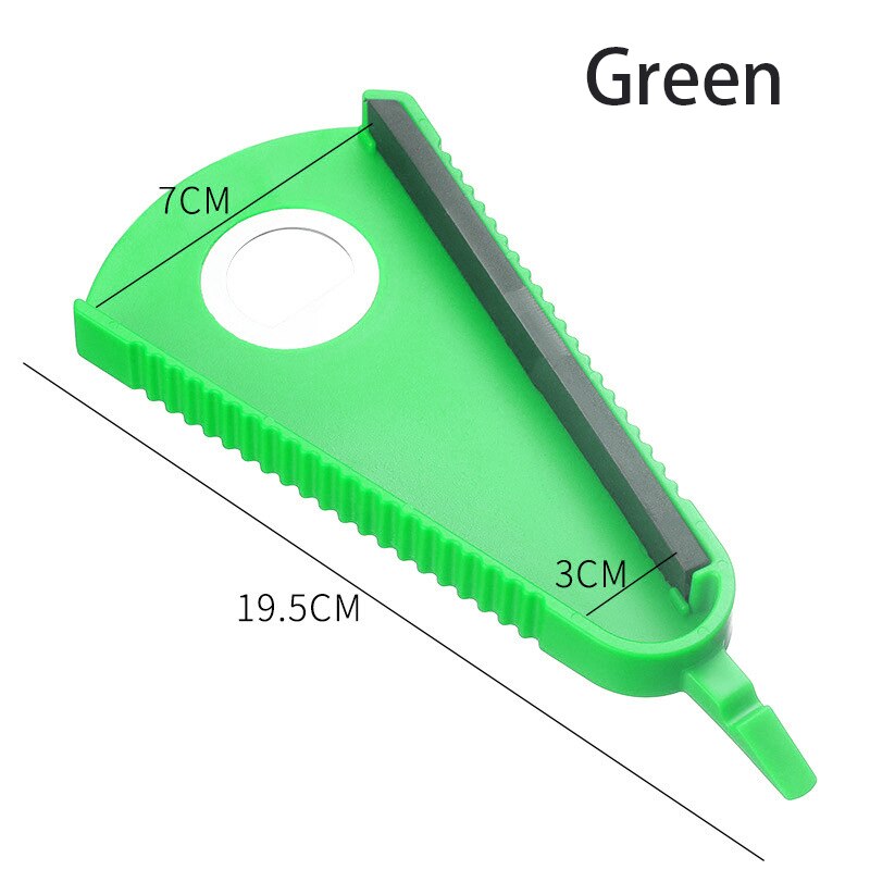 Can Opener 5 In 1 Multi Function Jar Opener Twist Off Lid Quick Opening Cooking Everyday Use Bottle Opener Kitchen Accessories: green