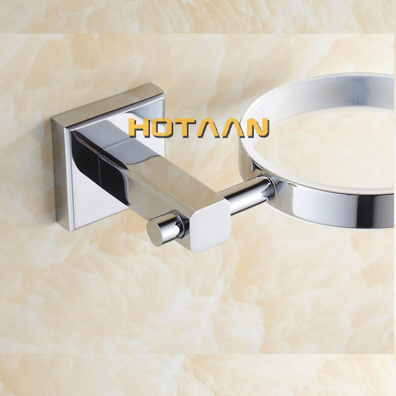 , Massief Messing Badkamer Accessoires Set, Toiletborstel Houder, Papier Houder, Badkamer Sets, chrome Kleur HT-811400-2