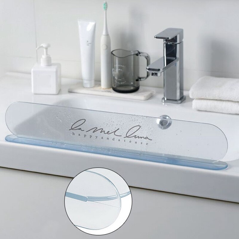 2-Piece Set of Sink Sanitary Household Partition Board Bathroom Splash Water Household Kitchen Splash Water Tool Basin: Default Title