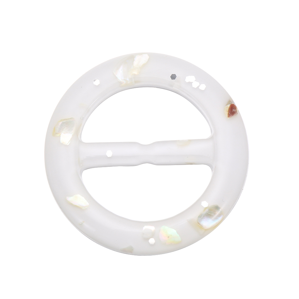 Round Resin Belt Buckle Scarf Clips Ring Adjust Buckle T-shirt Coat Waist Buttons DIY Clothing Decor Crafts Garment Accessories: 7