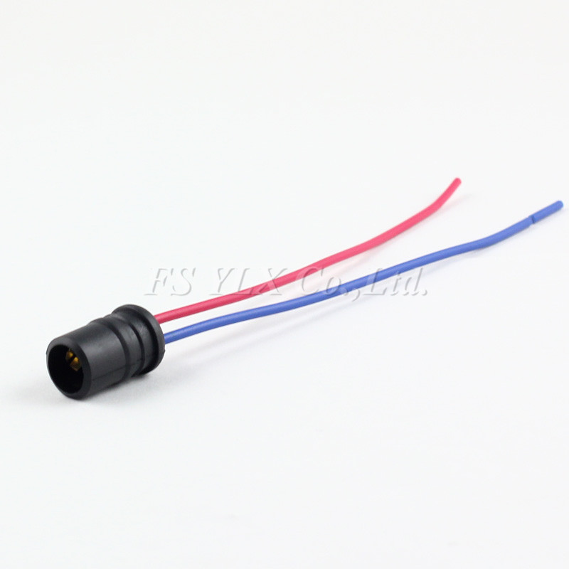 FSYLX 10 Uds LED T10 Socket T10 hembra extensión de cable arnés para estacionamiento indicador lateral luz T10 portalámparas