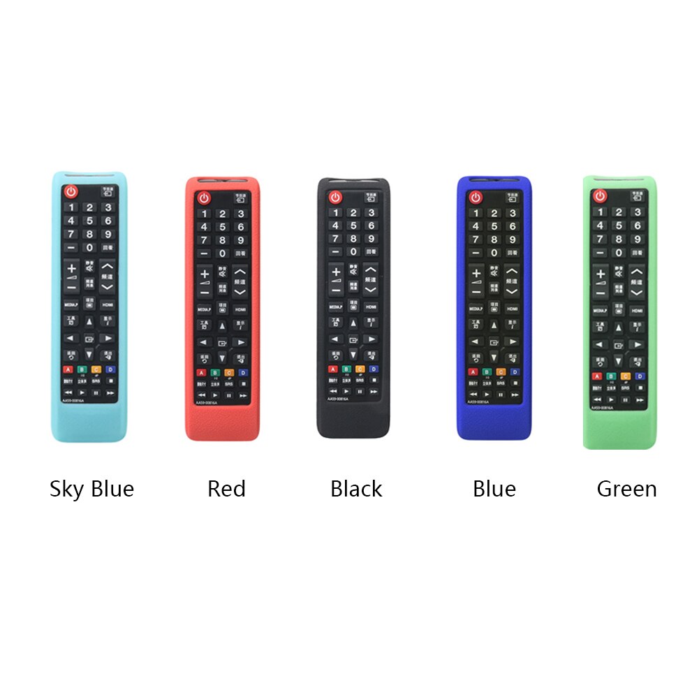 Protective Case Accessories TV Removable Remote Control Cover Dustproof Protector Durable Silicone Soft Solid Home For Samsung