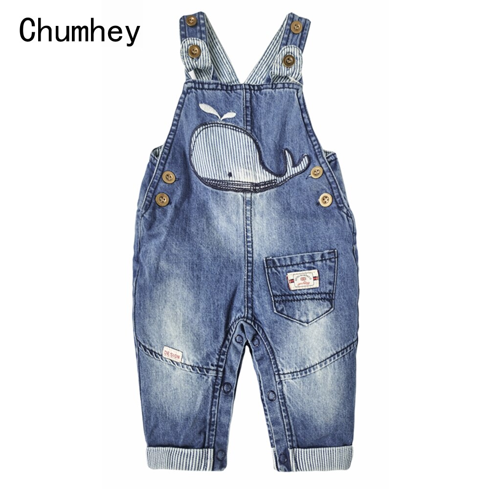 Chumhey 0-3T Baby Meisjes Overalls Borduurwerk Zachte Katoenen Denim Peuter Bib Jarretel Jeans Broek Kinderkleding Bebe kleding