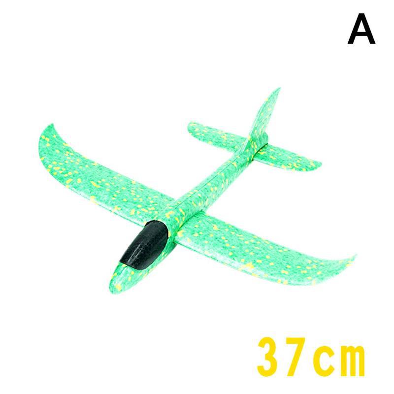 Grand 37cm main jeter avion vol planeur avions EPP mousse avion modèle sac de fête charges enfants jouets en plein air lancement jeu jouet: A