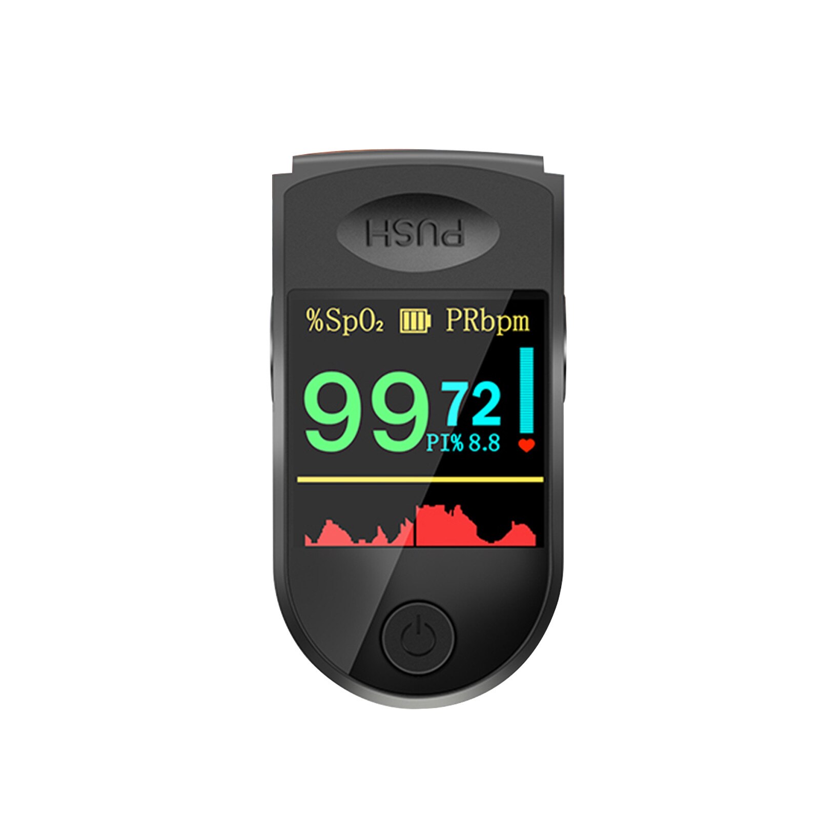 Finger Clip Pulse Oximeter High Definition Large Screen Monitor Finger Heart Rate Finger Clip Oximete Saturation Monitor: A