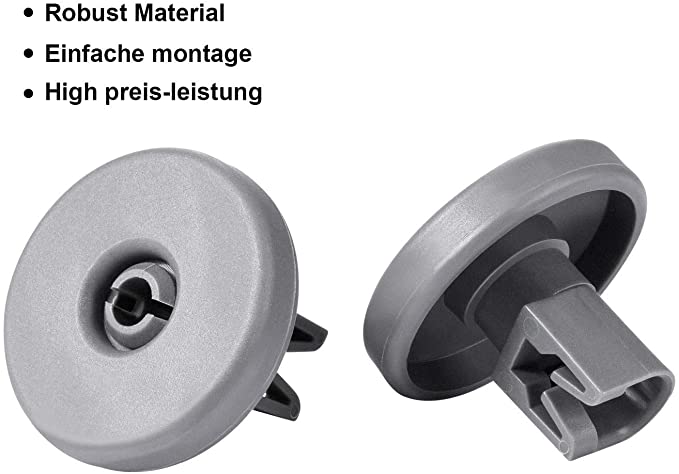 8PCS Dishwasher Basket Wheel for Aeg Favorit Privileg Zanussi Dish Washer Spare Parts Accessories