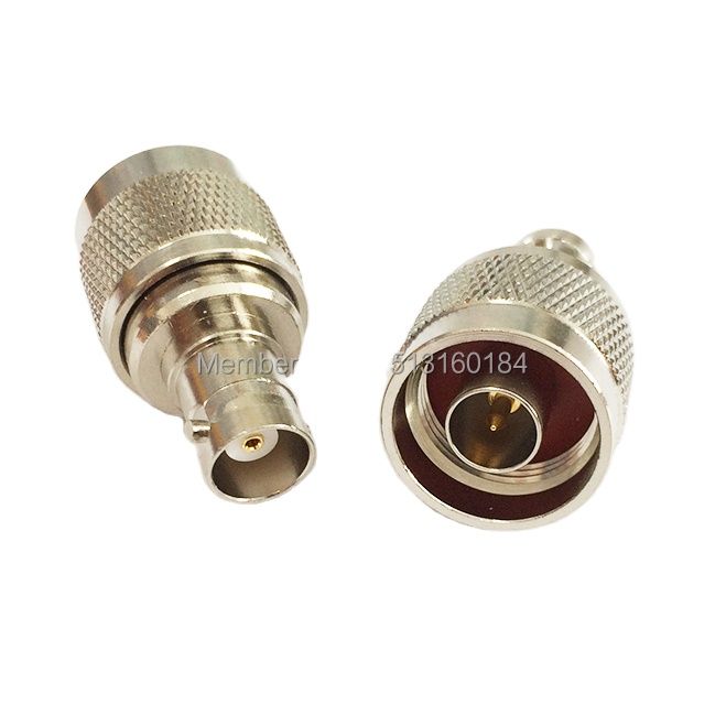 1Pc N Stekker Naar Bnc Vrouwelijke Jack Rf Coax Adapter Converter Connector Recht Vernikkeld