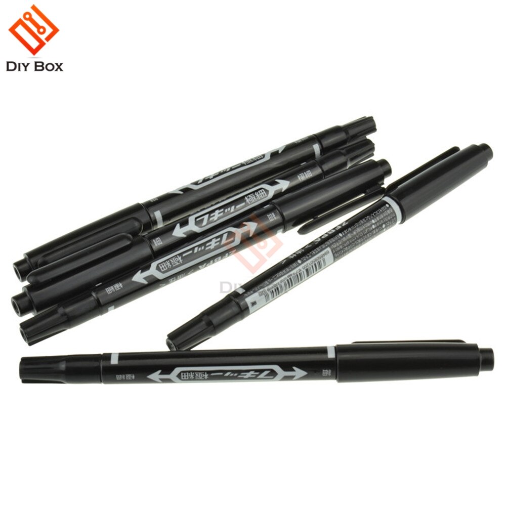 5Stck CCL Anti-ätzen PCB Leiterplatten Tinte Marker Dual-seite Schreiben Stift Für DIY PCB Reparatur sterben Gedruckt Schaltplan