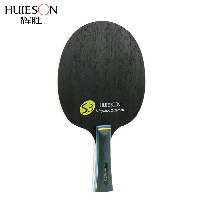 HUIESON S3 Fine Handle Carbon Table Tennis Racket Blade 7 Ply Technology Synthetic Wood Ping Pong Paddle Blade