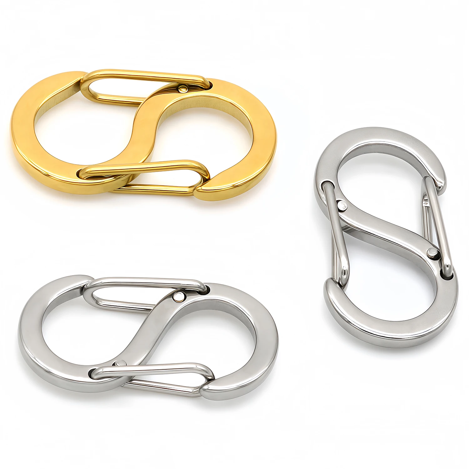 1/5 Uds. Conectores de gancho de cierre de langosta de resorte con hebilla de letra S de acero inoxidable para collar, pulsera, suministros de joyería DIY