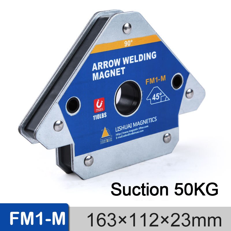 Magnetic Welding Bracket 28LBS Multi-angle Solder Arrow Magnet Welding Locator Device Fixed Auxiliary Positioner Fixture Tools: FM1-M
