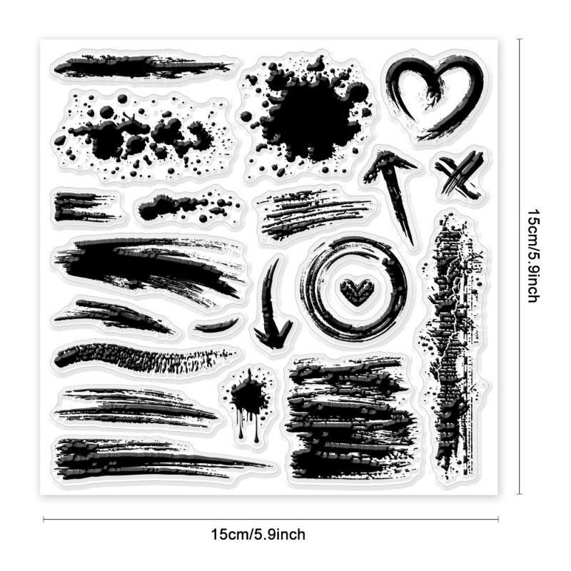 1Sheet Trees Clear Stamps for DIY Scrapbooking Crow Birds Silicone Clear Stamp Seals 15x15cm Transparent Stamps for Cards Making: light pink