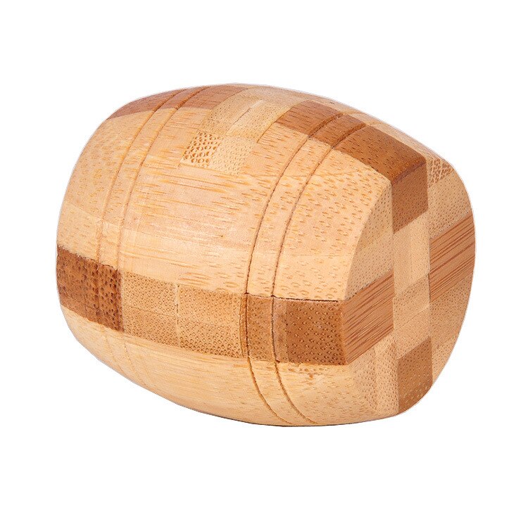 Kong Ming Luban blokada dzieci dzieci 3D Handmade drewniane zabawki inteligencja dla dzieci łamigłówki gra Puzzle edukacyjne zabawki: Barrel lock