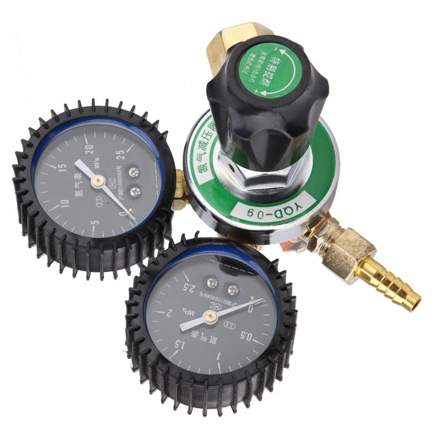 YQD-09 Zinc Alloy Nitrogen Pressure Reducer Welding Regulator Gauge G5/8