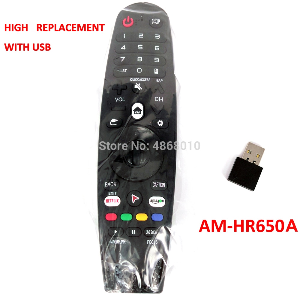 Remote w/ USB AM-HR600/650 AM-HR650A AM-HR18BA AM-HR19BA For LG Magic Remote AN-MR600 AN-MR650 AN-MR650A AN-MR18BA AN-MR19B
