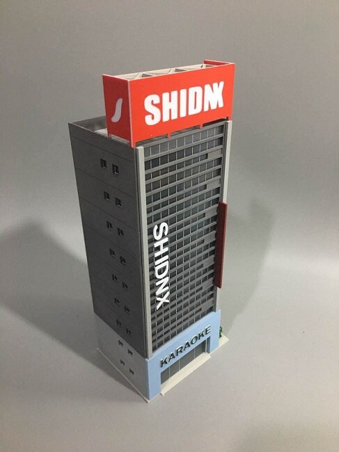 N Scale 1 / 150 160 building scene model, modern office building, hard plastic assembly model