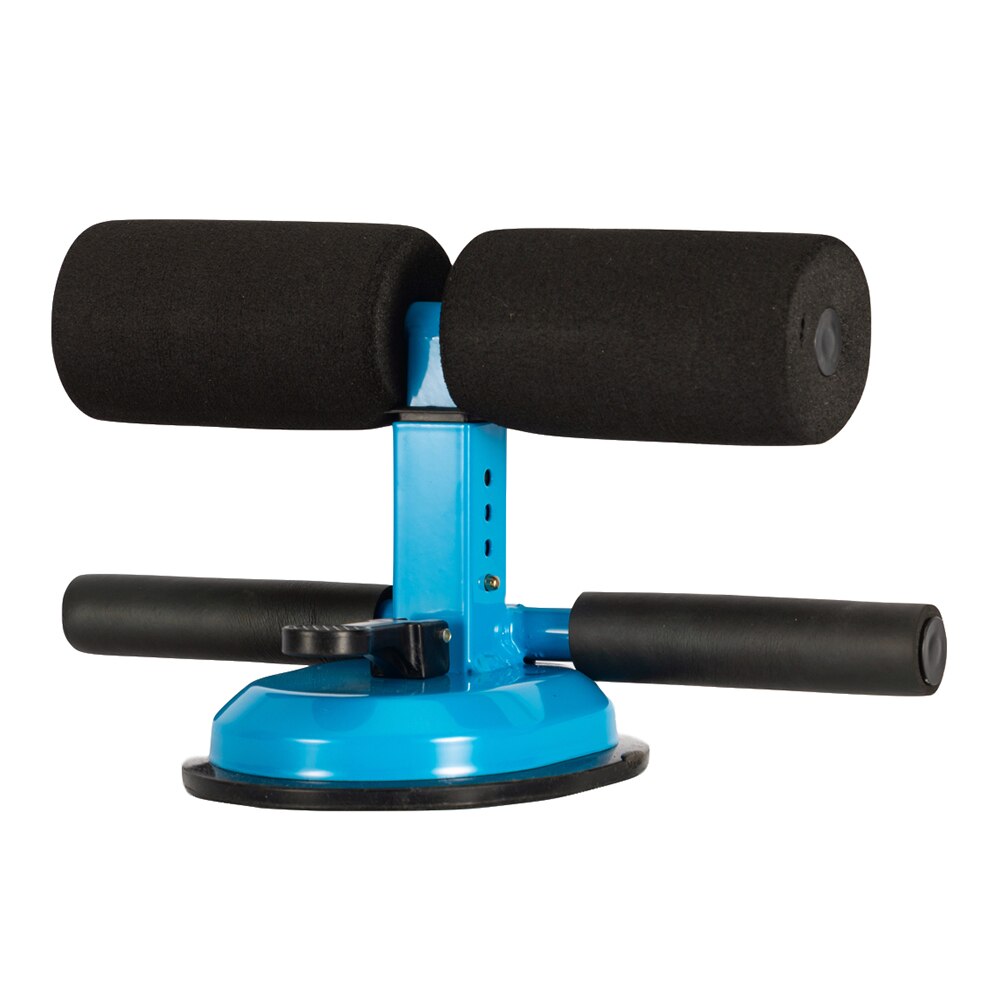 Sit up bar justerbar sug sitt up bar push up magassistent tränare för träning fitness: Blå