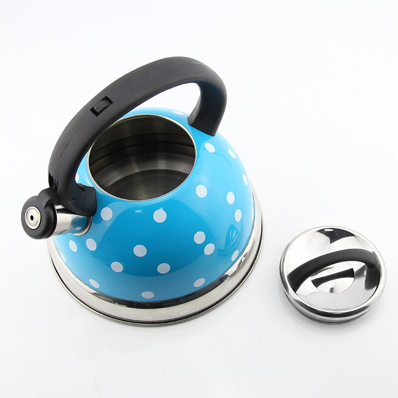 Stainless Steel Kettle Color Paint Water Pot With Dot 3.0l 769C