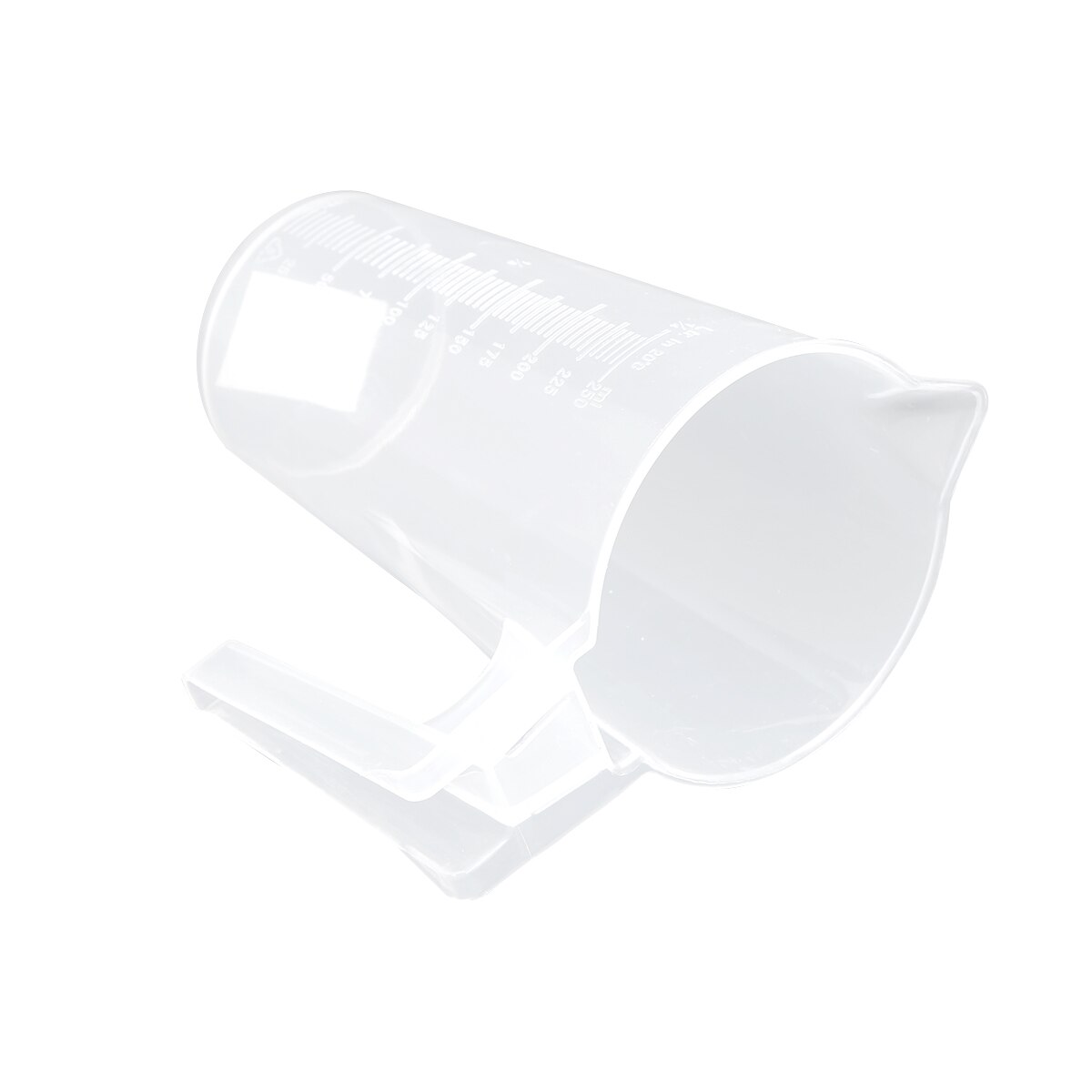 2Pc Kitchen Measuring Tools Clear Plastic Pour Measuring Cups Stackable Graduated Spout Pitcher with Handle Durable Measure Jugs